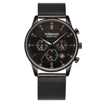 Poedagar P365 Waterproof Luminous Multifunctional Sports Quartz Watch for Men