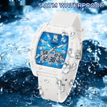 Sanda 6330 Sporty Stylish And Energetic Bucket-style Wristwatch for Men AKDPN