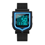 Sanda 388 Stylish Fashionable Square Outdoor Sports Digital Watch Sanda