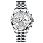 Bestwin BW1734 Luminous thin steel quartz watch for men