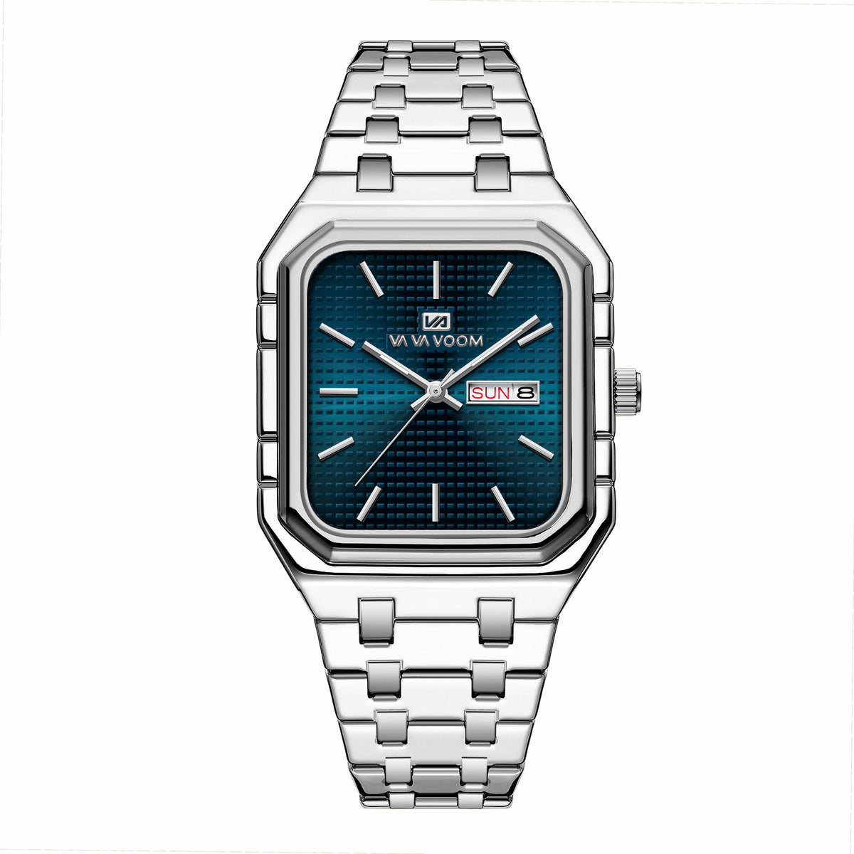 Va Va Voom 2881 Casual Stylish Luminous Square Quartz Watch For Men
