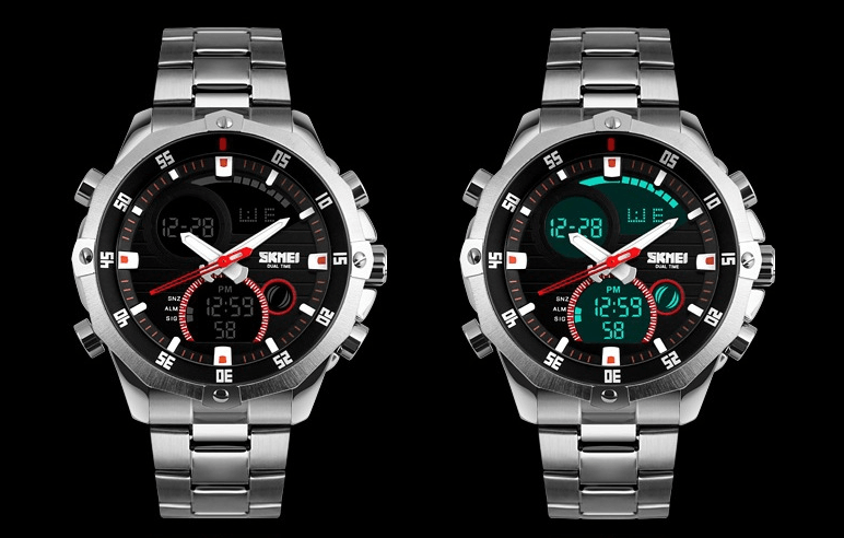 Skmei Analog Digital Steel Watch For Men 1146 Original - Skmeico