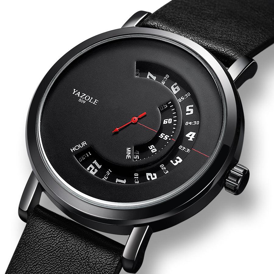 Yazole Watch Men's Turntable Waterproof Men's Watch Quartz Watch Men's Watch - Skmeico