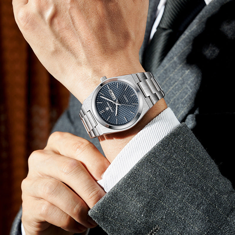 Poedagar M821 Luminous Quartz Calendar Watch For Men