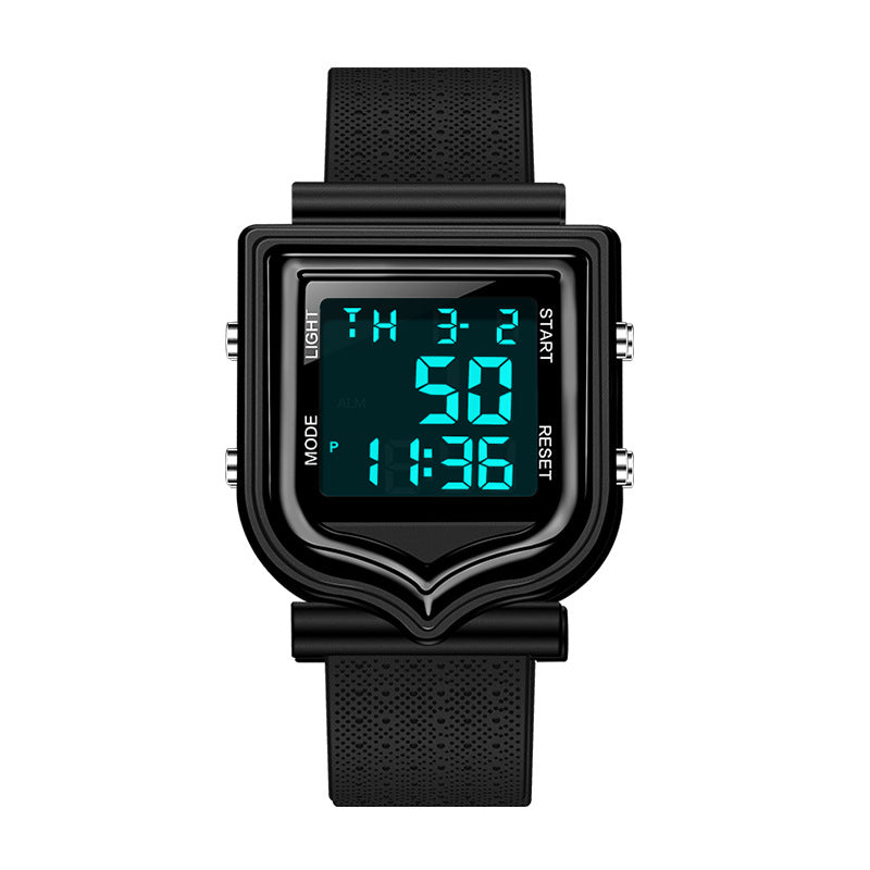 Sanda 388 Stylish Fashionable Square Outdoor Sports Digital Watch Sanda