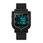 Sanda 388 Stylish Fashionable Square Outdoor Sports Digital Watch Sanda