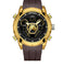 Sanda 9022 Outdoor Fashionable Luminous Waterproof Alarm Clock Electronic watch for men