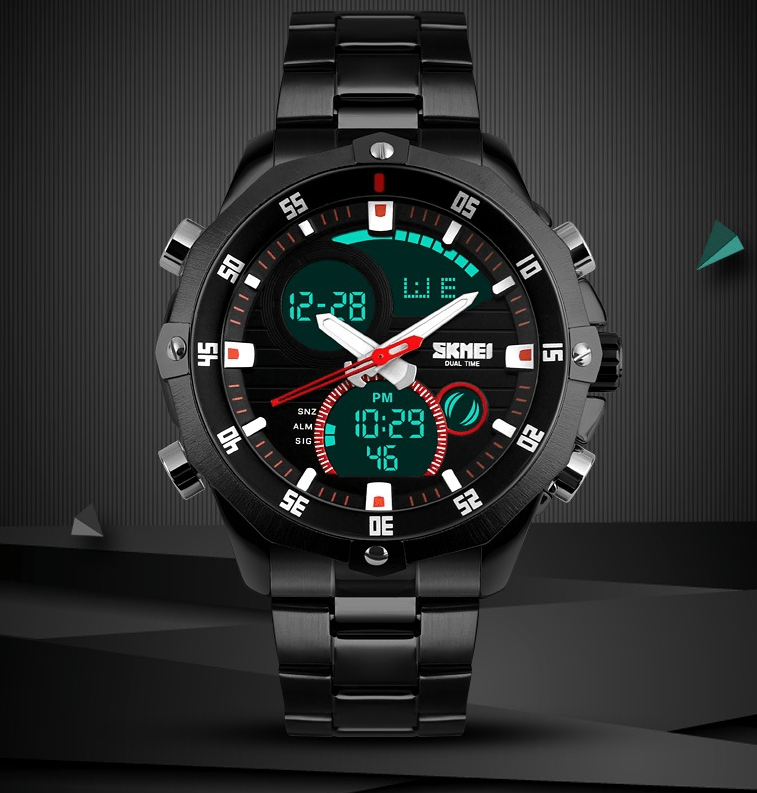 Skmei Analog Digital Steel Watch For Men 1146 Original - Skmeico