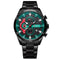 Curren Men's Six Hands Steel Band Quartz Watch 8402