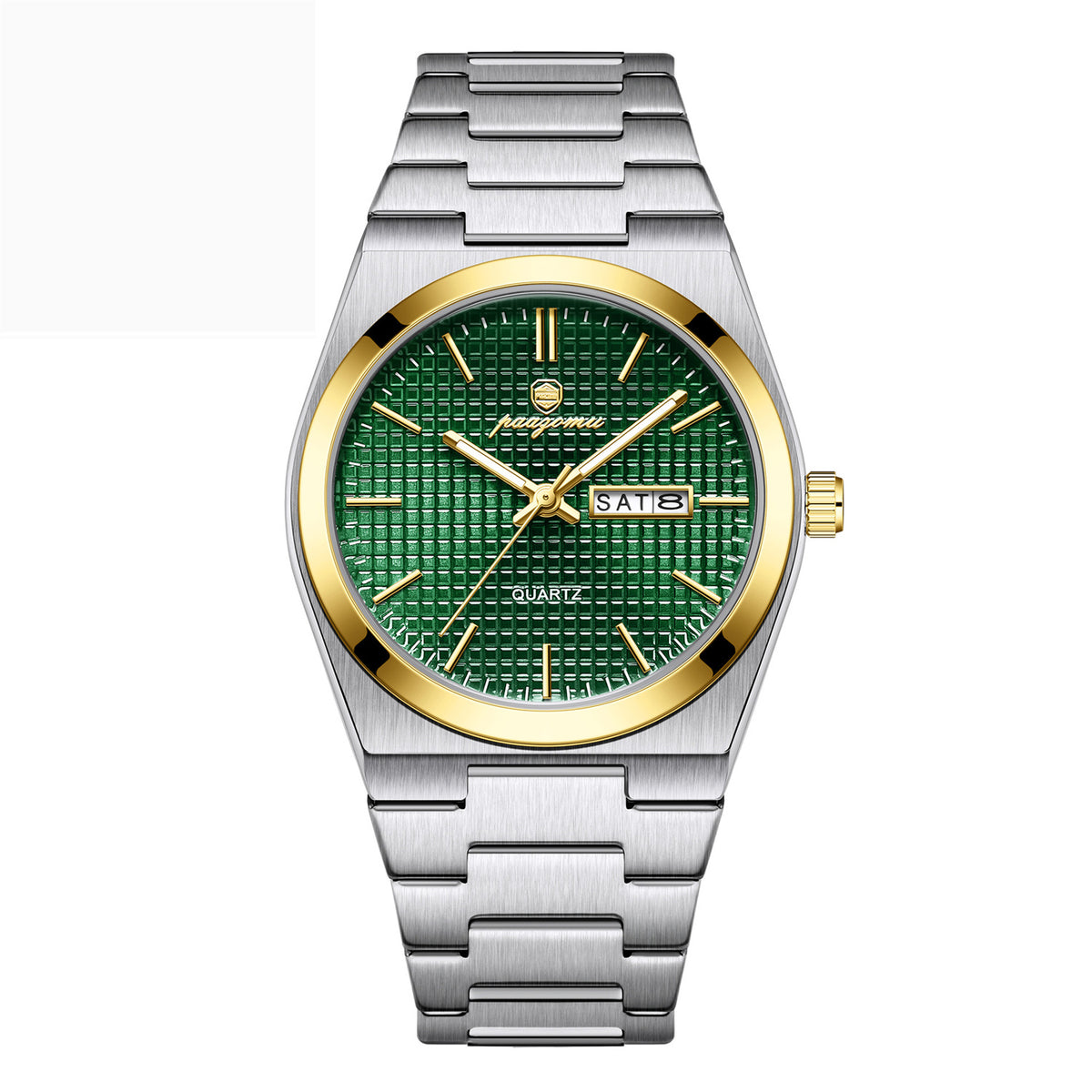 Poedagar M821 Luminous Quartz Calendar Watch For Men