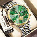 Poedagar 938 Moonphase Multifunctional Quartz Watch For Men