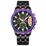 Mini Focus MF0352G Quartz Watch Magic Color Ring Multifunctional quartz watch for Men Mini Focus
