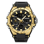 Sanda 3313 Multifunctional Outdoor Luminous Waterproof Watch For Men