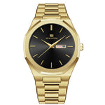 VA VA VOOM 2931 Octagonal Calendar Quartz Watch for Men