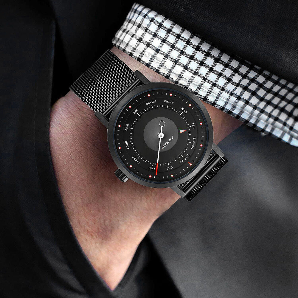 Sinobi S9809 creative Single Needle quartz watch For Men Women Teenagers