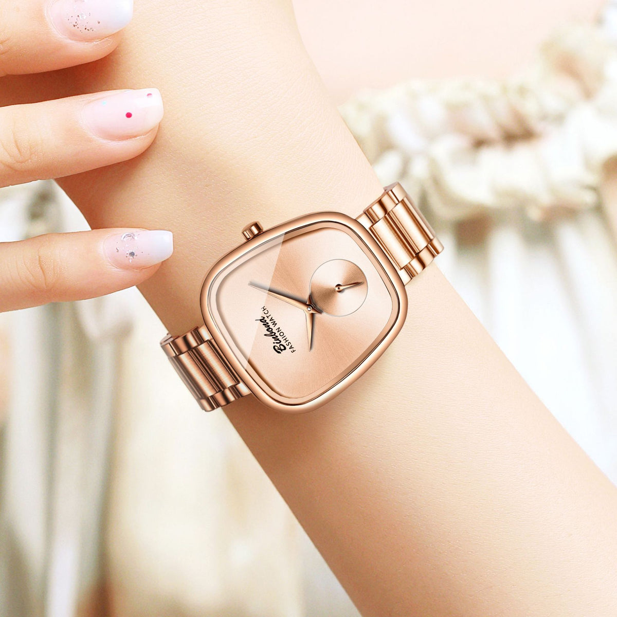 Binbond Waterproof Stainless Steel Quartz Watch for women & Girls