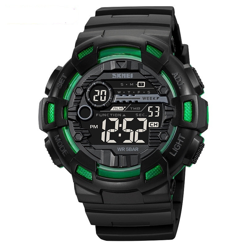 Skmei 2110 Multifunctional Digital Waterproof Luminous Sports Watch For Men