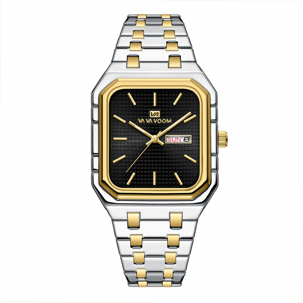 Va Va Voom 2881 Casual Stylish Luminous Square Quartz Watch For Men