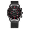 Poedagar P365 Waterproof Luminous Multifunctional Sports Quartz Watch for Men