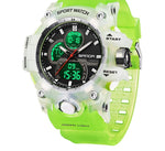 Sanda 6198 Sports Waterproof Electronic Watch for Men