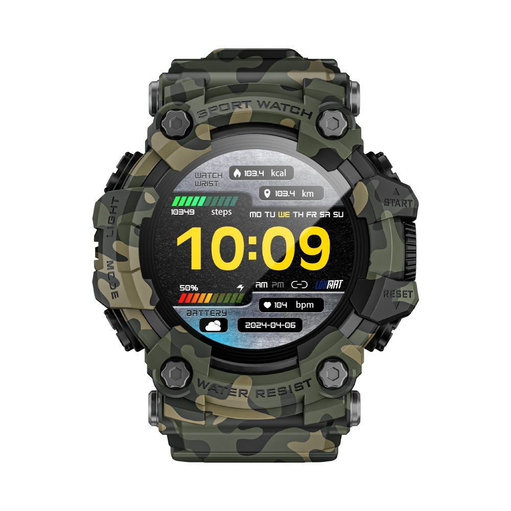 Lokmat Attack GT 5 ATM Waterproof Compass Flash Light 1.32 Inch smartwatch