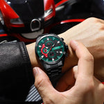 Curren Men's Six Hands Steel Band Quartz Watch 8402