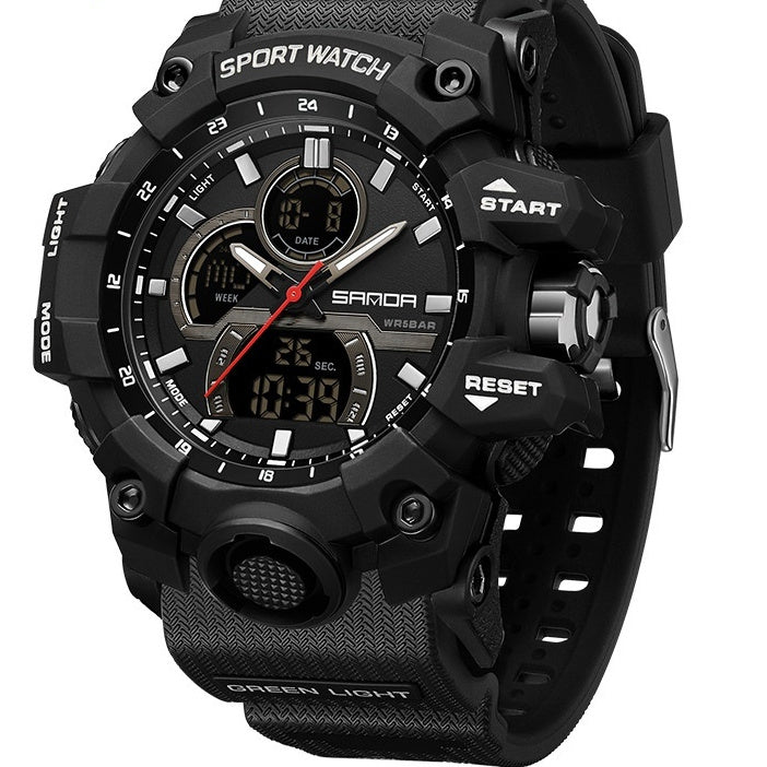 Sanda 6198 Sports Waterproof Electronic Watch for Men