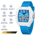 Sanda 6330 Sporty Stylish And Energetic Bucket-style Wristwatch for Men AKDPN