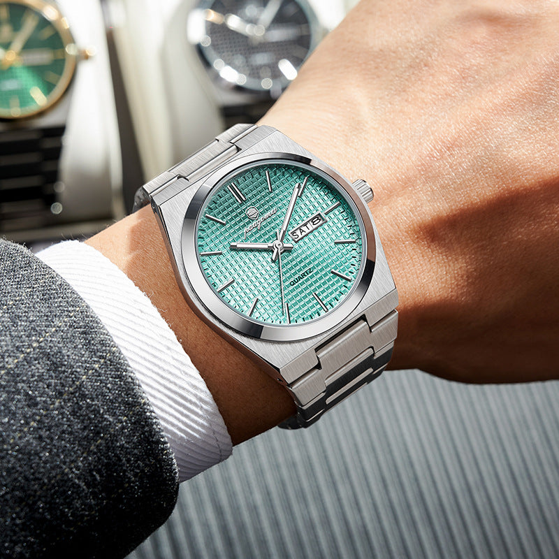 Poedagar M821 Luminous Quartz Calendar Watch For Men
