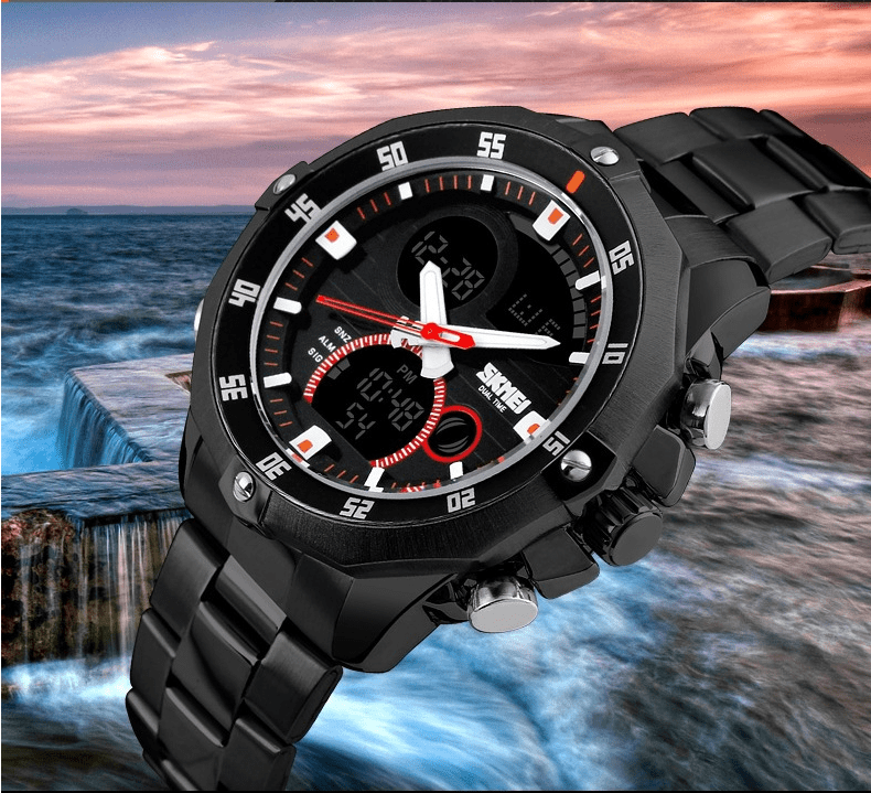 Skmei Analog Digital Steel Watch For Men 1146 Original - Skmeico