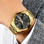 Lige LG89109 Dual-calendar Luminous Quartz Watch For Men