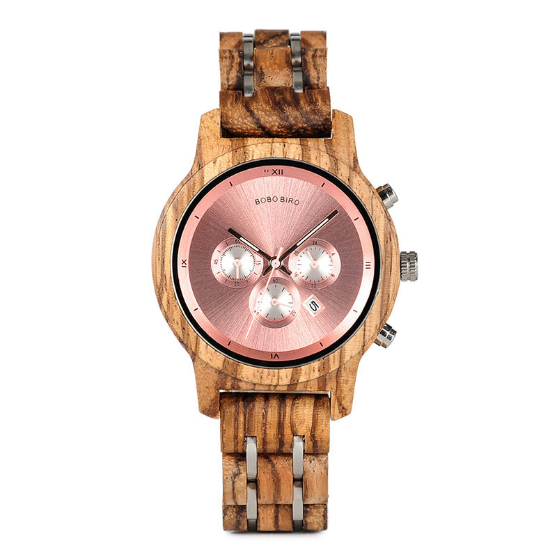 BOBOBIRD Wooden Multi-functional Business Quartz Watch for Men - TempoqWatch