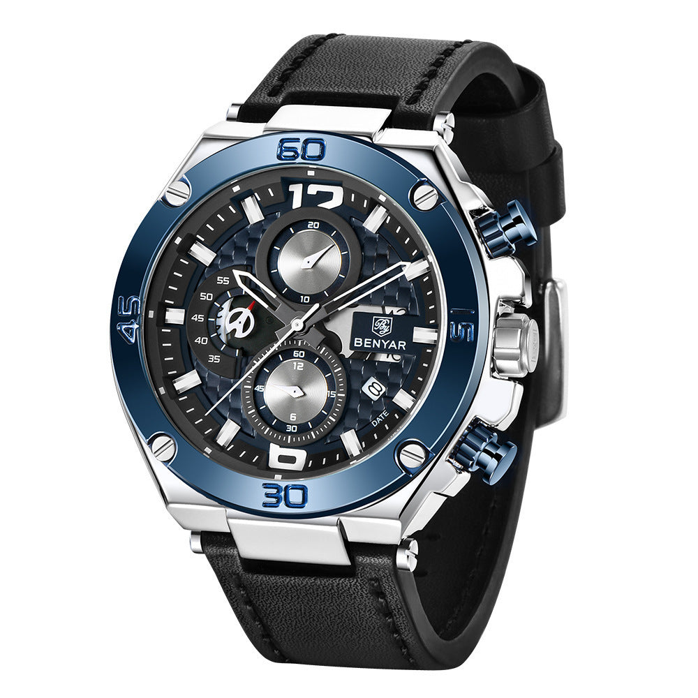 Benyar BY-5151M Multifunctional quartz watch For Men