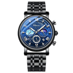 Chenxi CX972 Multifunctional Luminous Moon Phase Calendar Watch For Men