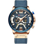 Curren Men's Hot Luxury Chronograph Quartz Wrist Watch For Men 8329 - Skmeico