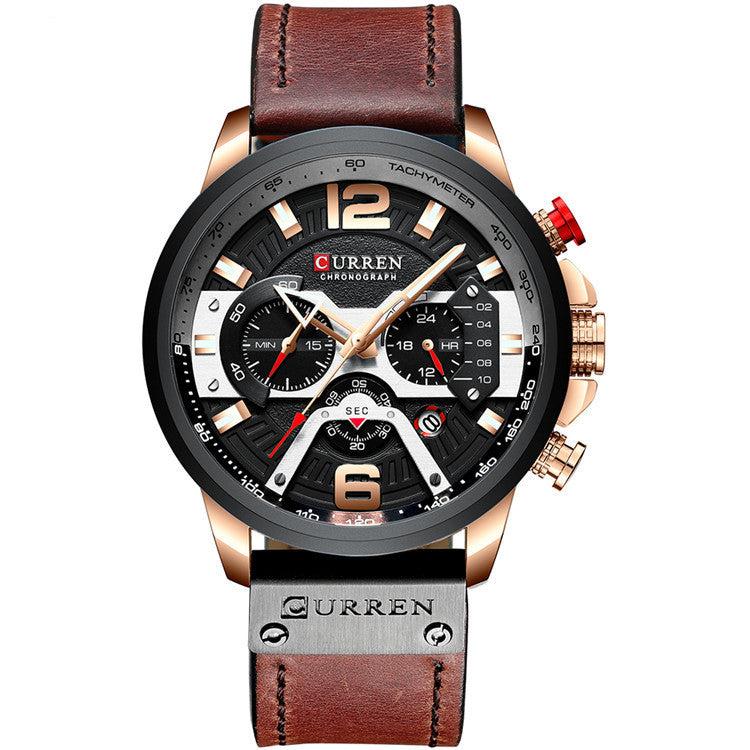 Curren Men's Hot Luxury Chronograph Quartz Wrist Watch For Men 8329 - Skmeico