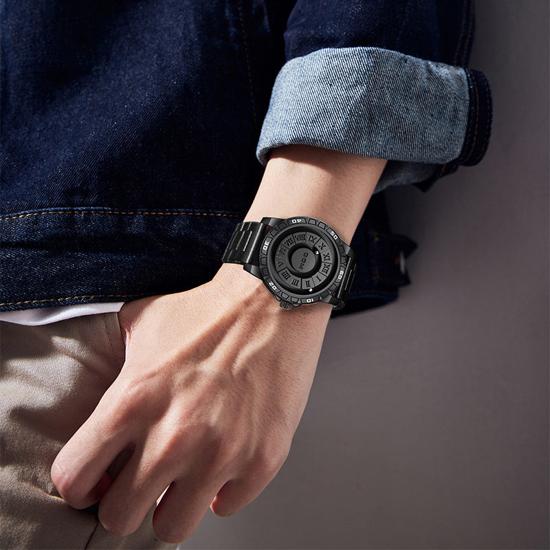 Dom M1726BL-1M Creative Magnetic Suspension Quartz Watch for Men