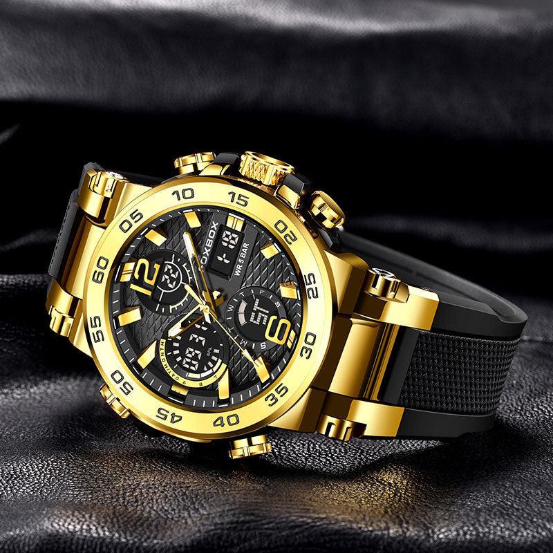 Foxbox Analog Digital Display Multifunctional Sport Watch for Men FB0033 - TempoqWatch
