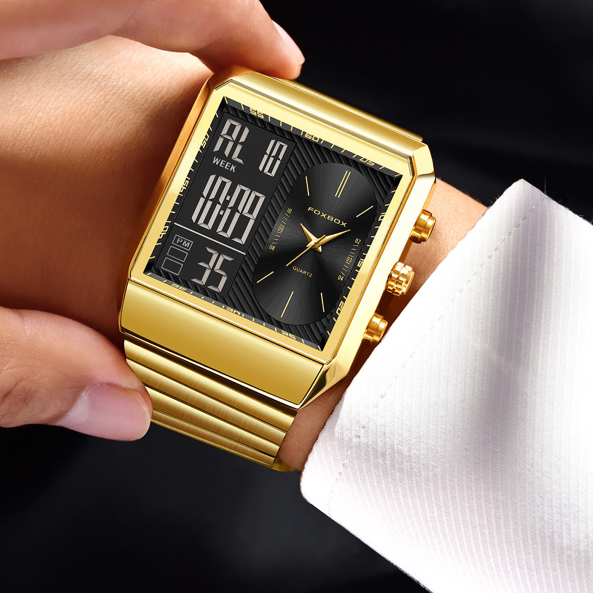 Foxbox FB007 1 Analog Digital Stylish And Versatile Quartz watch for men