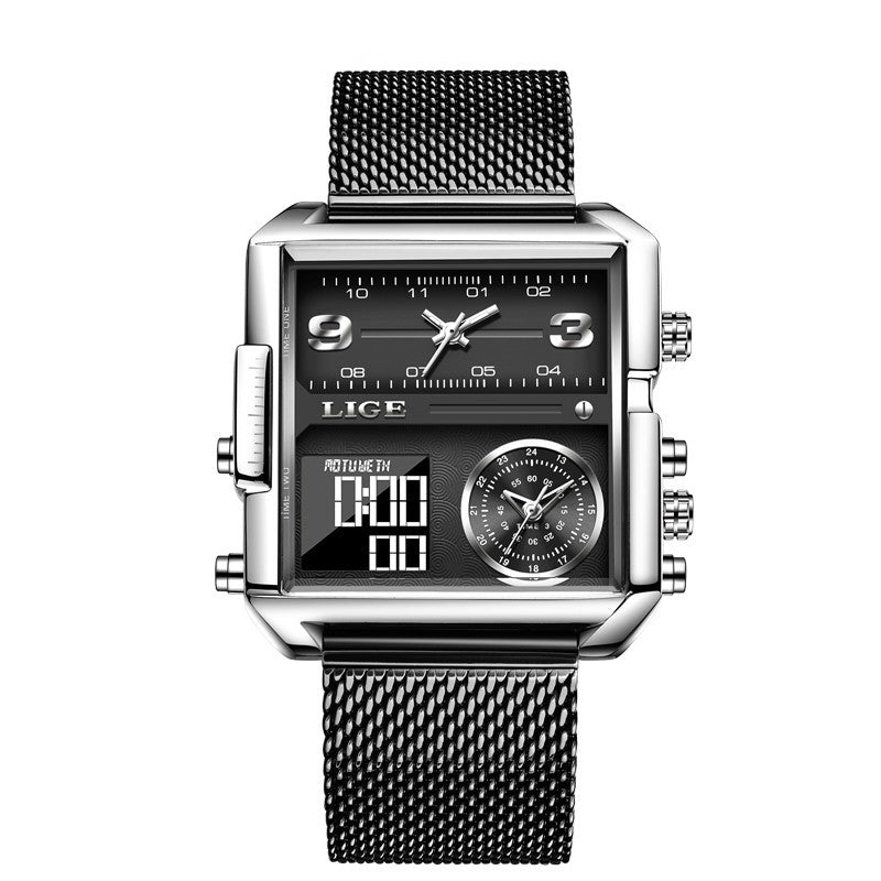 Lige Analog Digital Luxury watch for Men 8925 - TempoqWatch