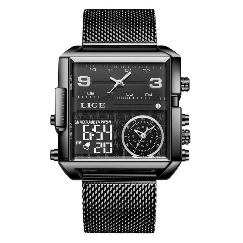 Lige Analog Digital Luxury watch for Men 8925 - TempoqWatch