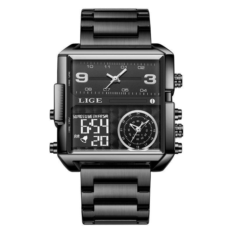 Lige Analog Digital Luxury watch for Men 8925 - TempoqWatch
