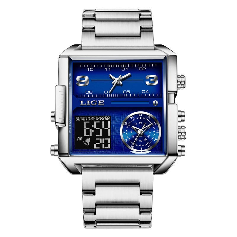 Lige Analog Digital Luxury watch for Men 8925 - TempoqWatch