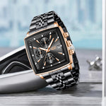 Lige LG89208 Quartz Chronograph Stainless Steel watch for Men