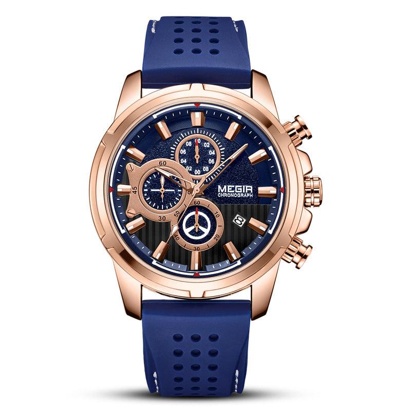 Megir Quartz Chronograph Watch For Men 2101 - Skmeico
