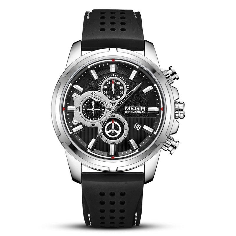 Megir Quartz Chronograph Watch For Men 2101 - Skmeico