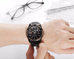 Naviforce Quartz Luxury Steel Watch For Men 9117 - Skmeico