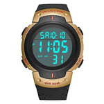 Panars 8208 Gold Digital Waterproof Heavy Duty Wrist watch For Men Panars