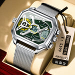 Poedagar E106 Multifunctional Waterproof Luminous watch for men