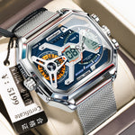 Poedagar E106 Multifunctional Waterproof Luminous watch for men